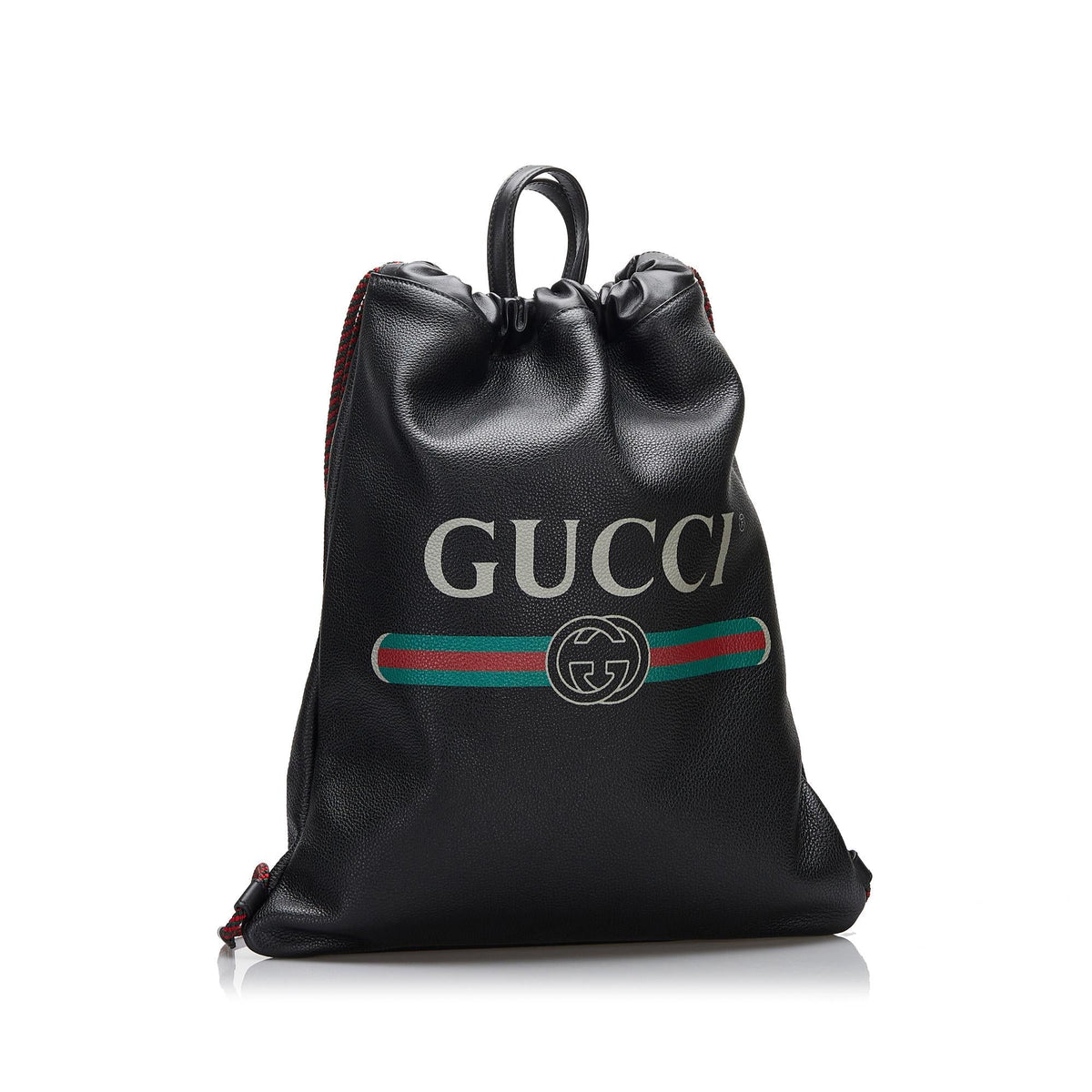 Gucci Gucci Logo Drawstring  Backpack (SHG-iZwaga)