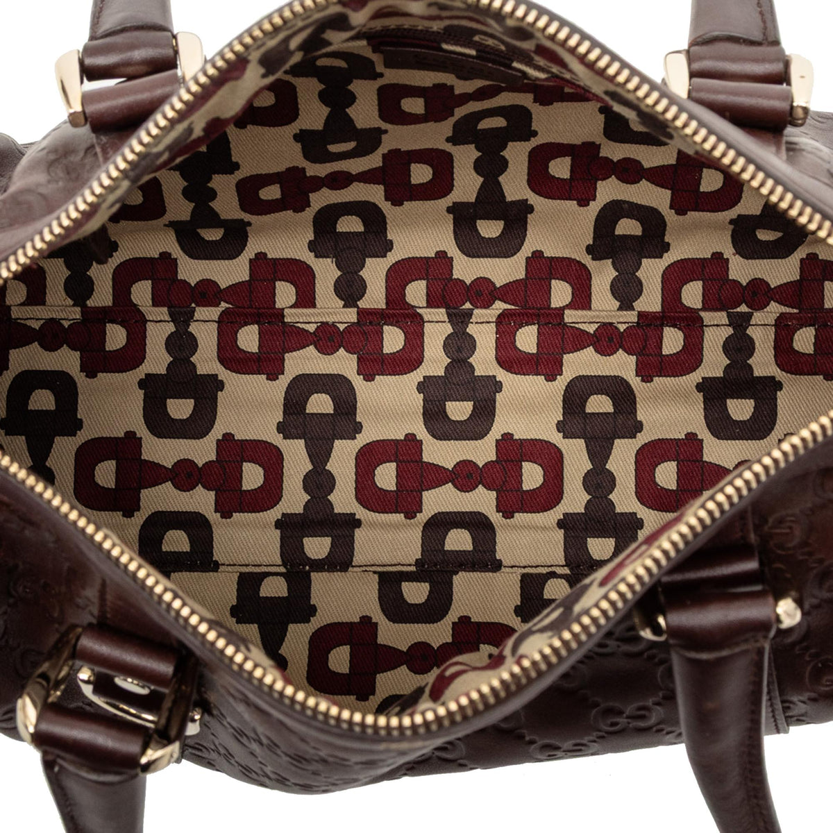 Gucci Guccissima Abbey D Ring Boston Bag