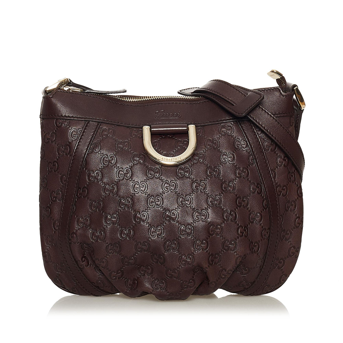 Gucci Guccissima Abbey D-Ring Crossbody Bag (SHG-29618)