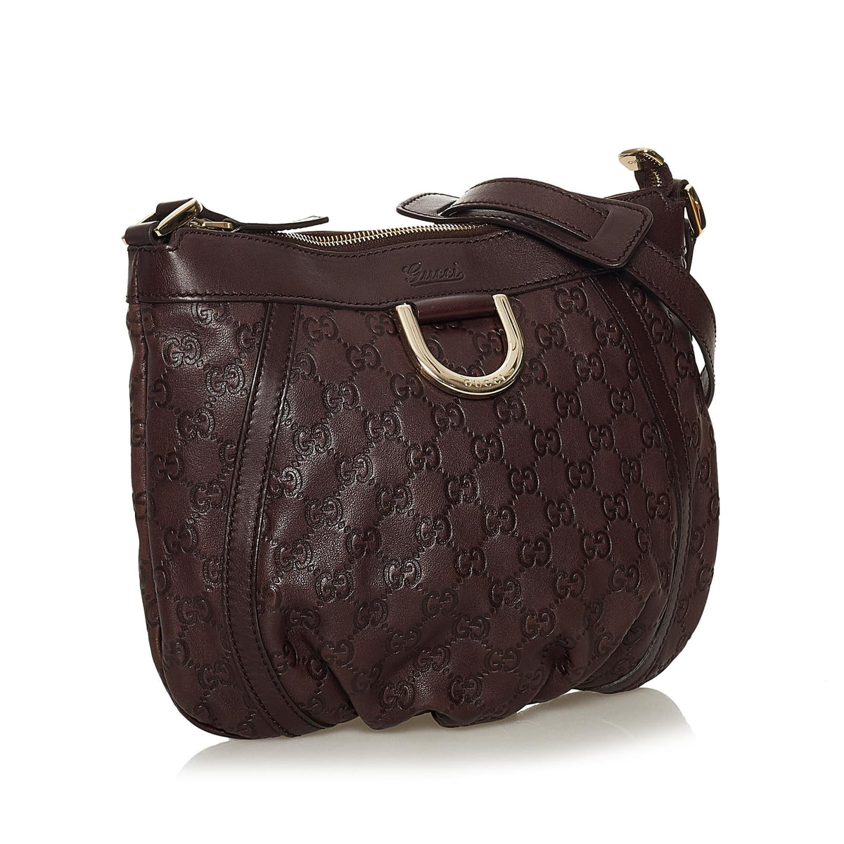 Gucci Guccissima Abbey D-Ring Crossbody Bag (SHG-29618)