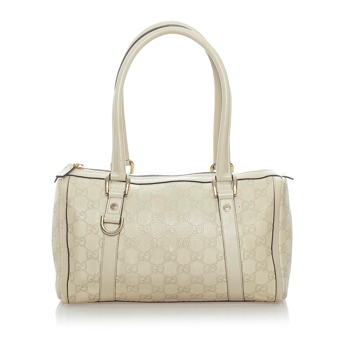 Gucci Guccissima Abbey Leather Boston Bag (SHG-37222)