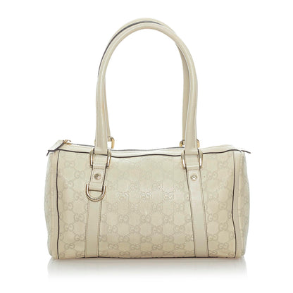 Gucci Guccissima Abbey Leather Boston Bag (SHG-37222)