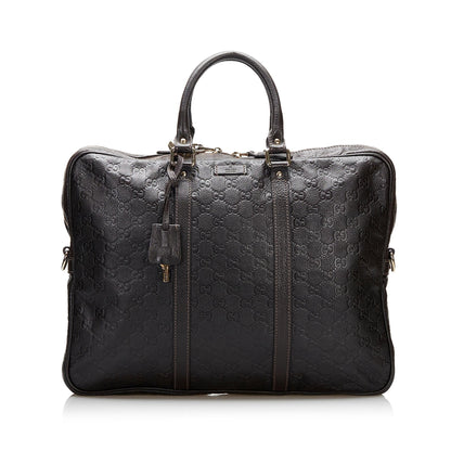 Gucci Guccissima Bright Briefcase (SHG-8KluPf)