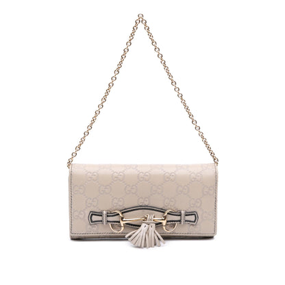 Gucci Guccissima Emily Wallet On Chain