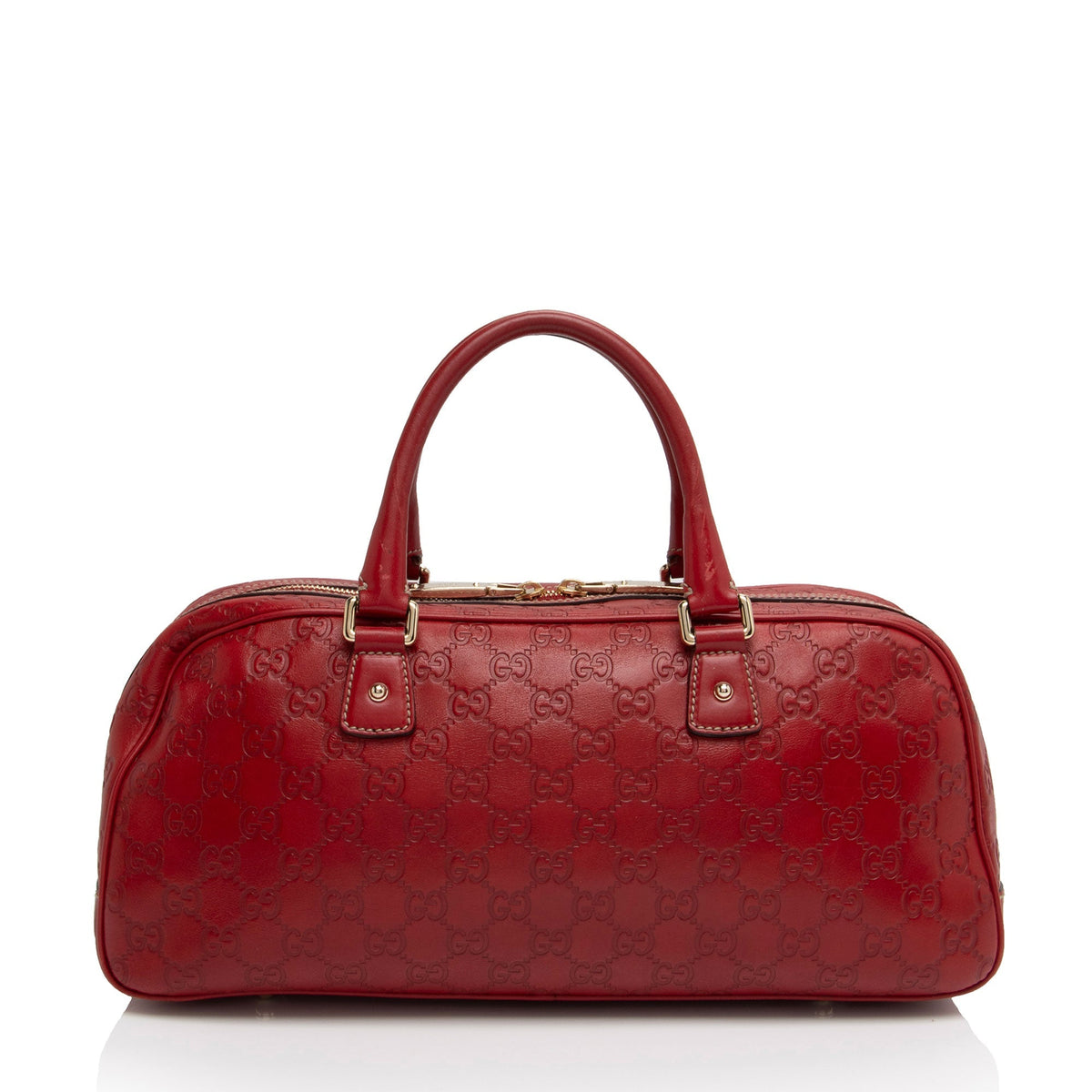 Gucci Guccissima Hearts Double Pocket Satchel (SHF-vNNtte)