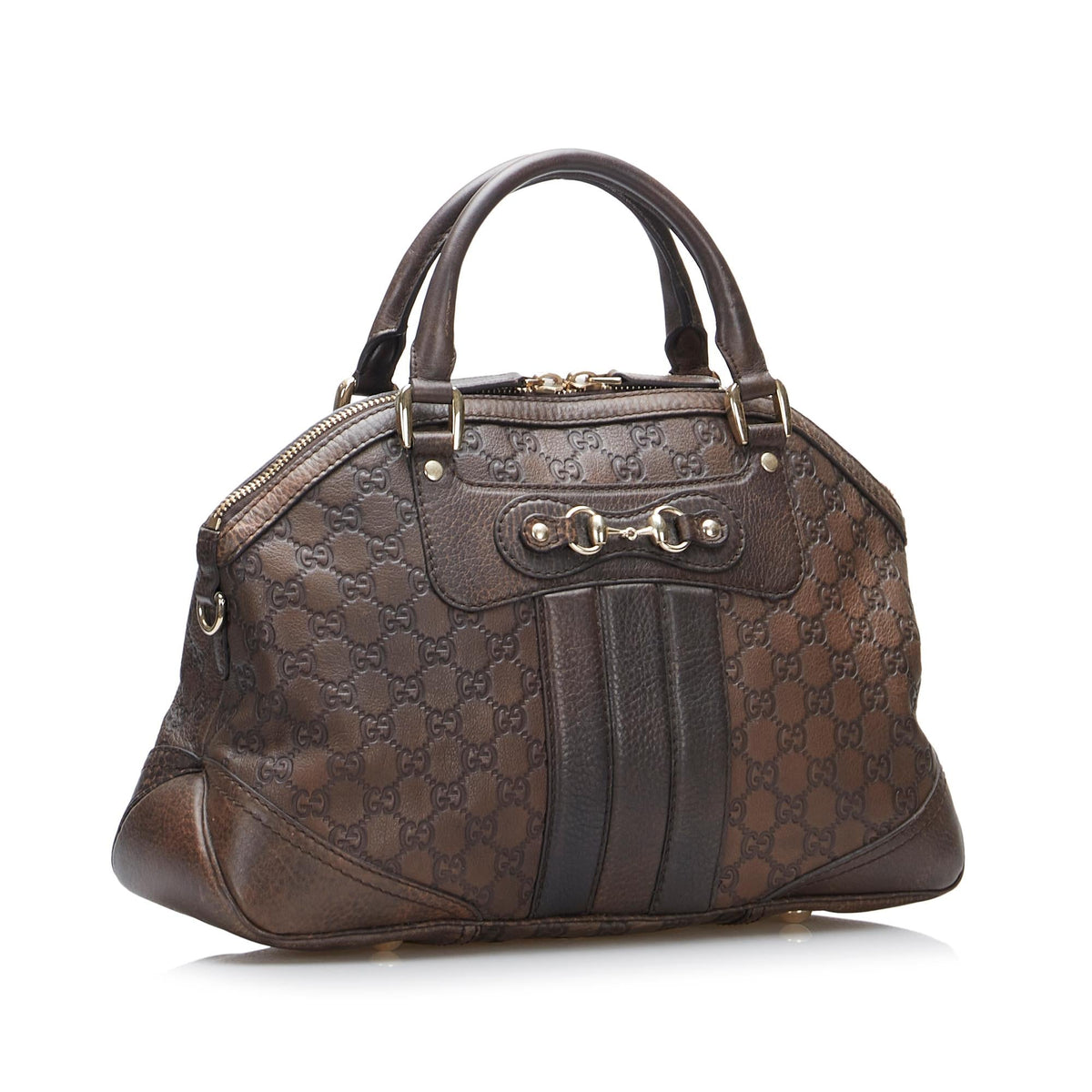 Gucci Guccissima Horsebit Catherine Satchel (SHG-ZAtsDg)