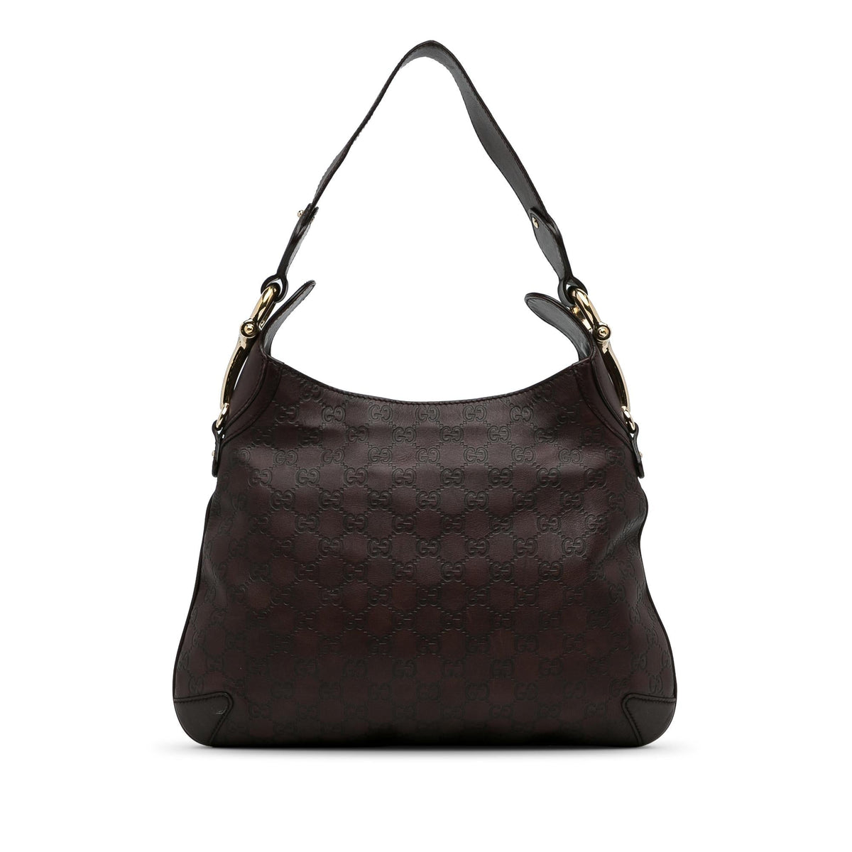 Gucci Guccissima Horsebit Creole Hobo (SHG-pRoFuj)