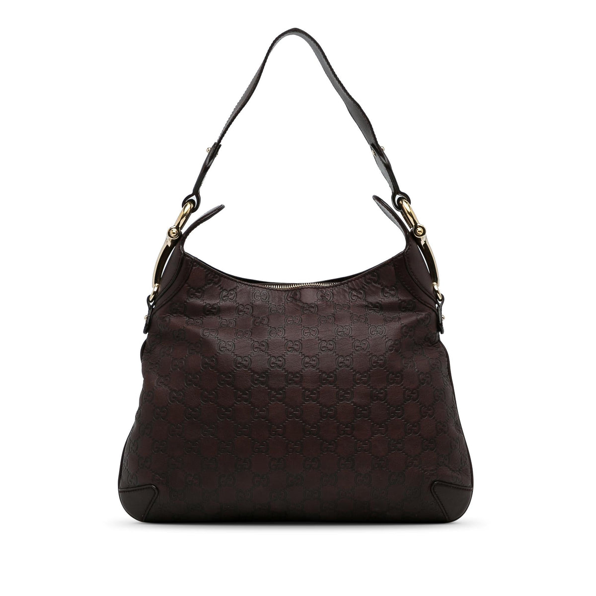 Gucci Guccissima Horsebit Creole Hobo (SHG-pRoFuj)