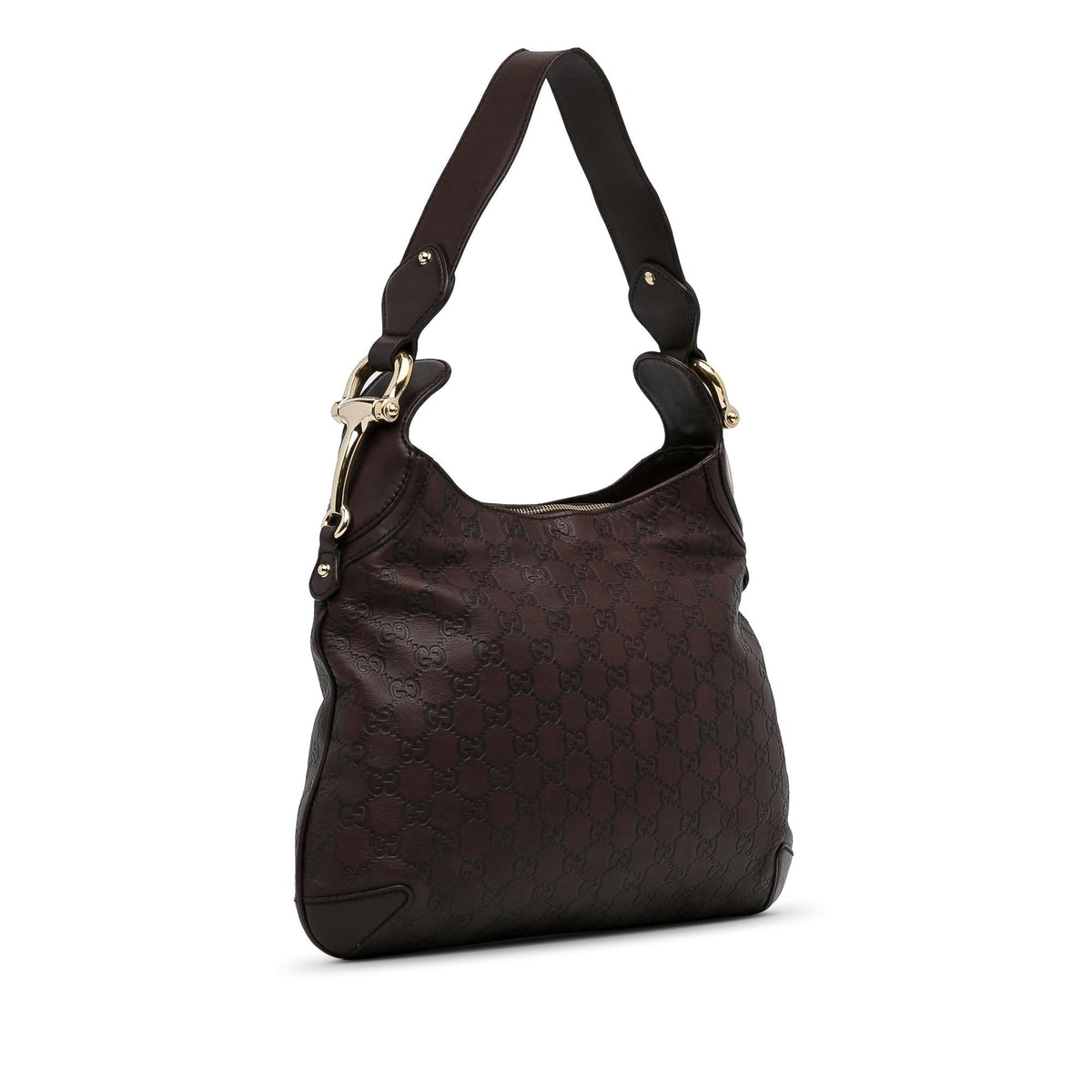 Gucci Guccissima Horsebit Creole Hobo (SHG-pRoFuj)