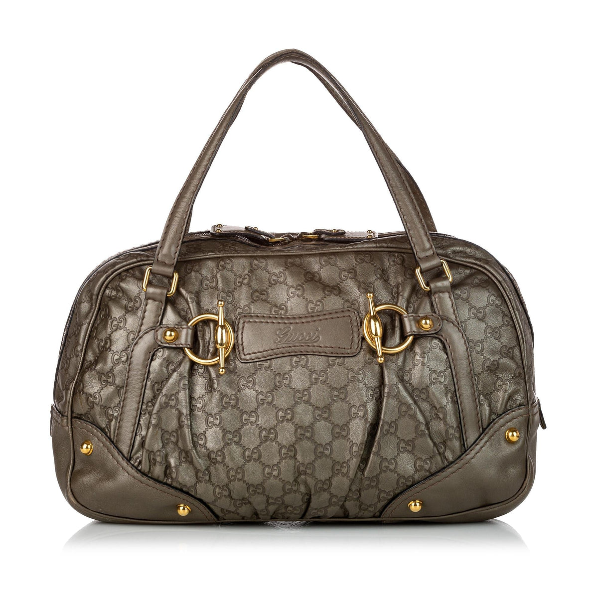 Gucci Guccissima Jockey Boston Bag (SHG-30176)