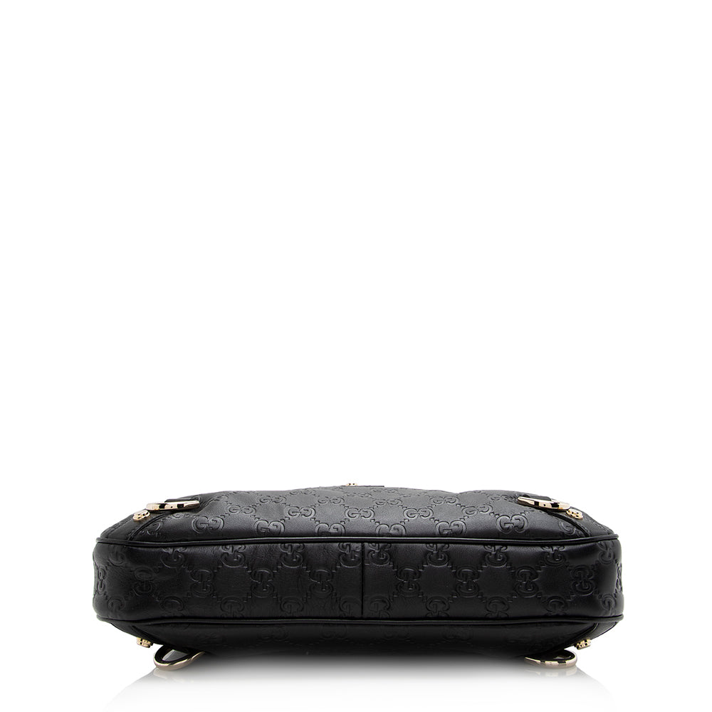 Gucci Guccissima Leather Abbey Medium Hobo (SHF-21546)