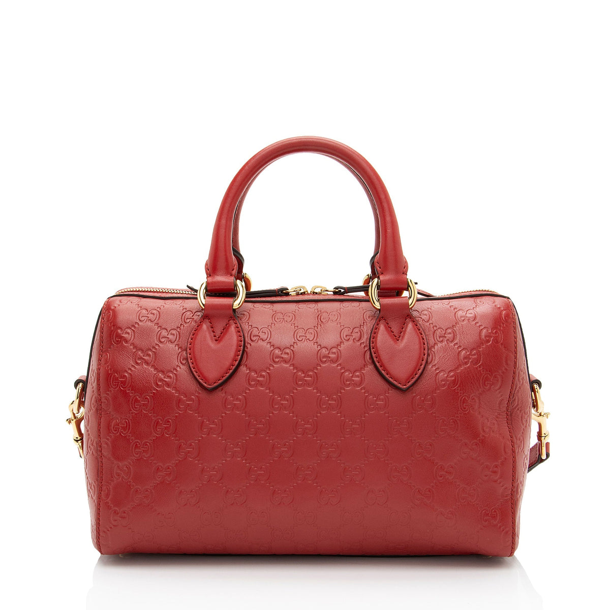 Gucci Guccissima Leather Boston Bag