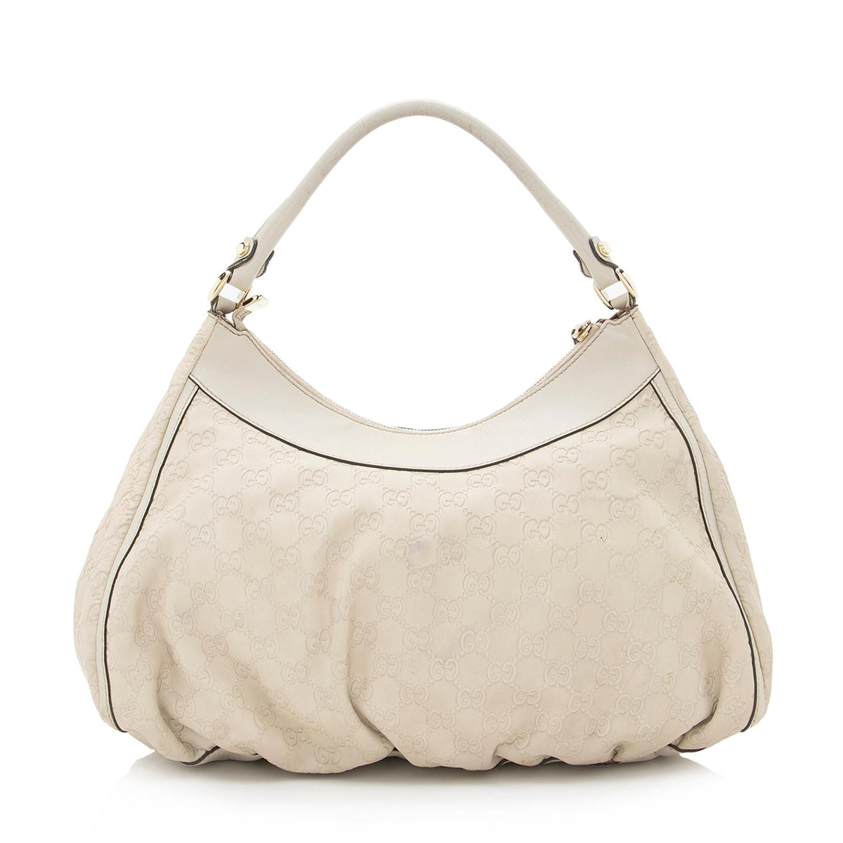 Gucci Guccissima Leather D Ring Medium Hobo (SHF-22364)