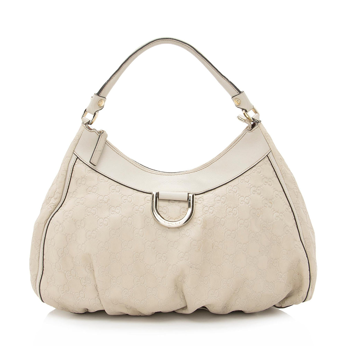 Gucci Guccissima Leather D Ring Medium Hobo (SHF-22364)