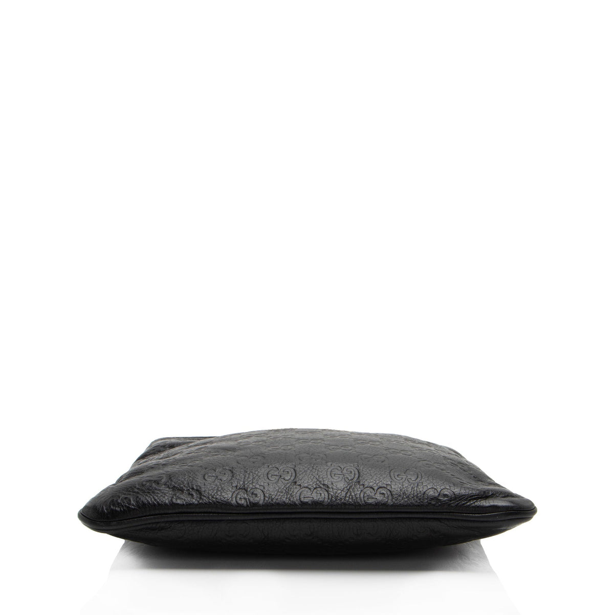 Gucci Guccissima Leather Flat Messenger (SHF-b6Jy3q)