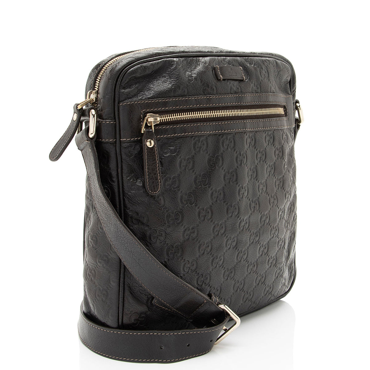 Gucci Guccissima Leather Medium Messenger (SHF-miYj5L)