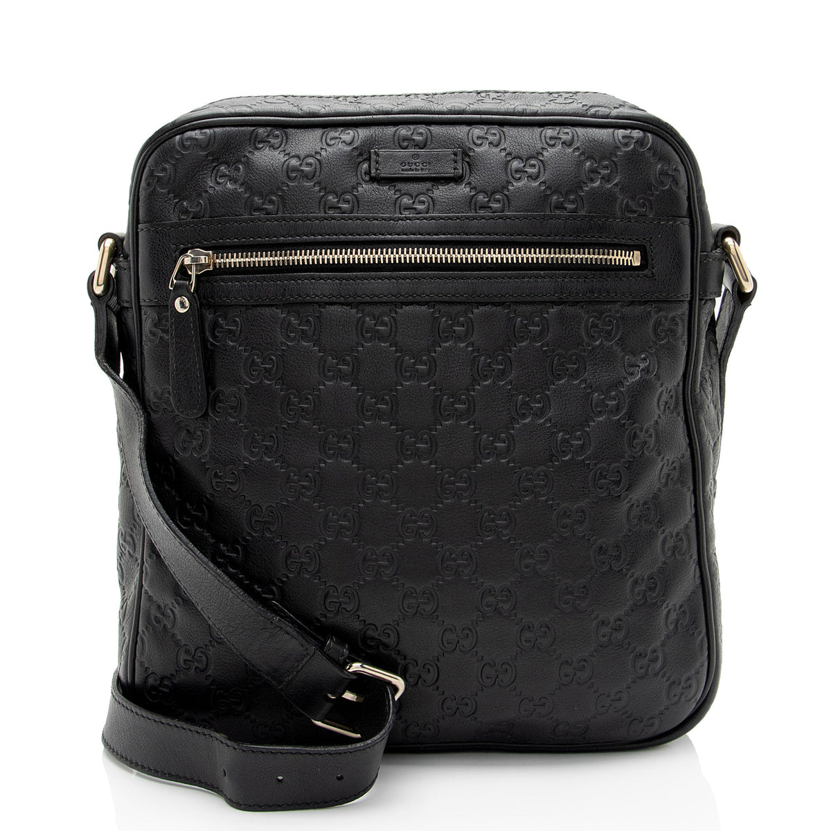 Gucci Guccissima Leather Messenger (SHF-poP2VB)