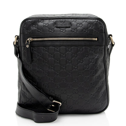 Gucci Guccissima Leather Messenger (SHF-poP2VB)
