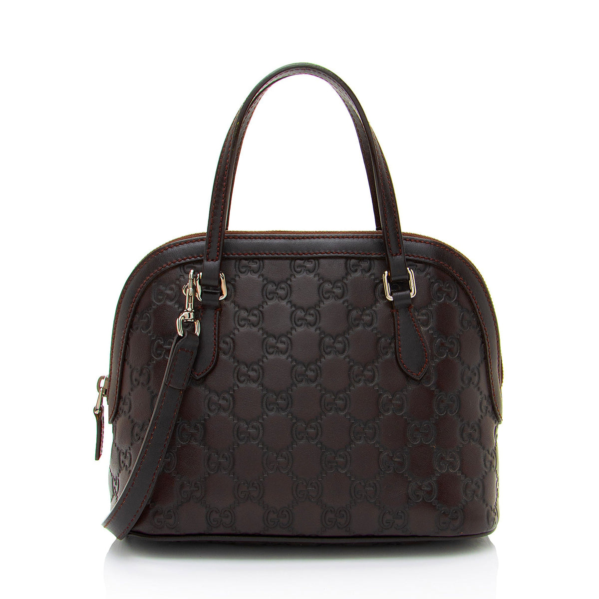 Gucci Guccissima Leather Dome Small Satchel