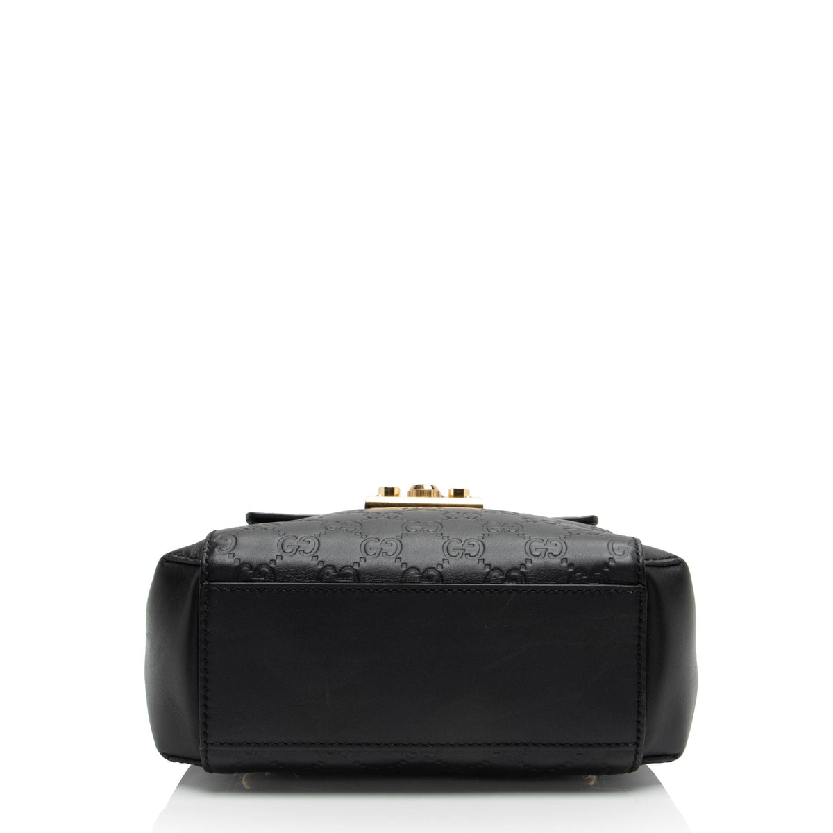 Gucci Guccissima Leather Padlock Backpack