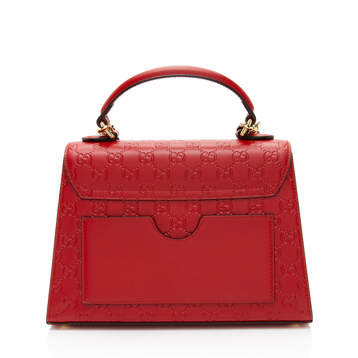 Gucci Guccissima Leather Padlock Small Top Handle