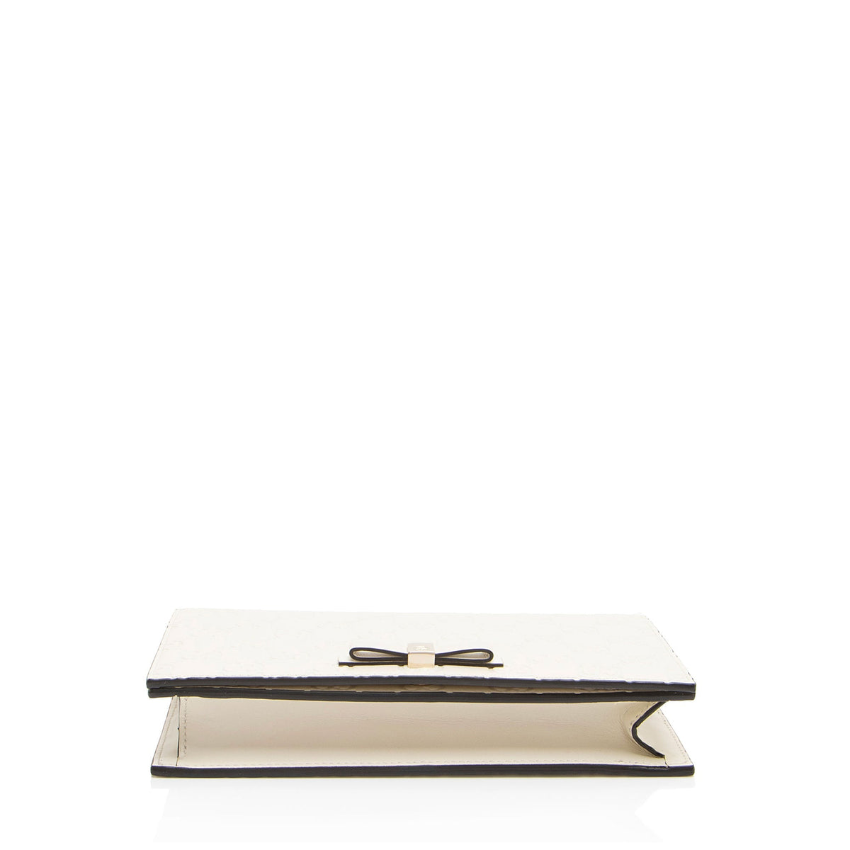 Gucci Guccissima Leather Signature Bow Mini Wallet on Chain