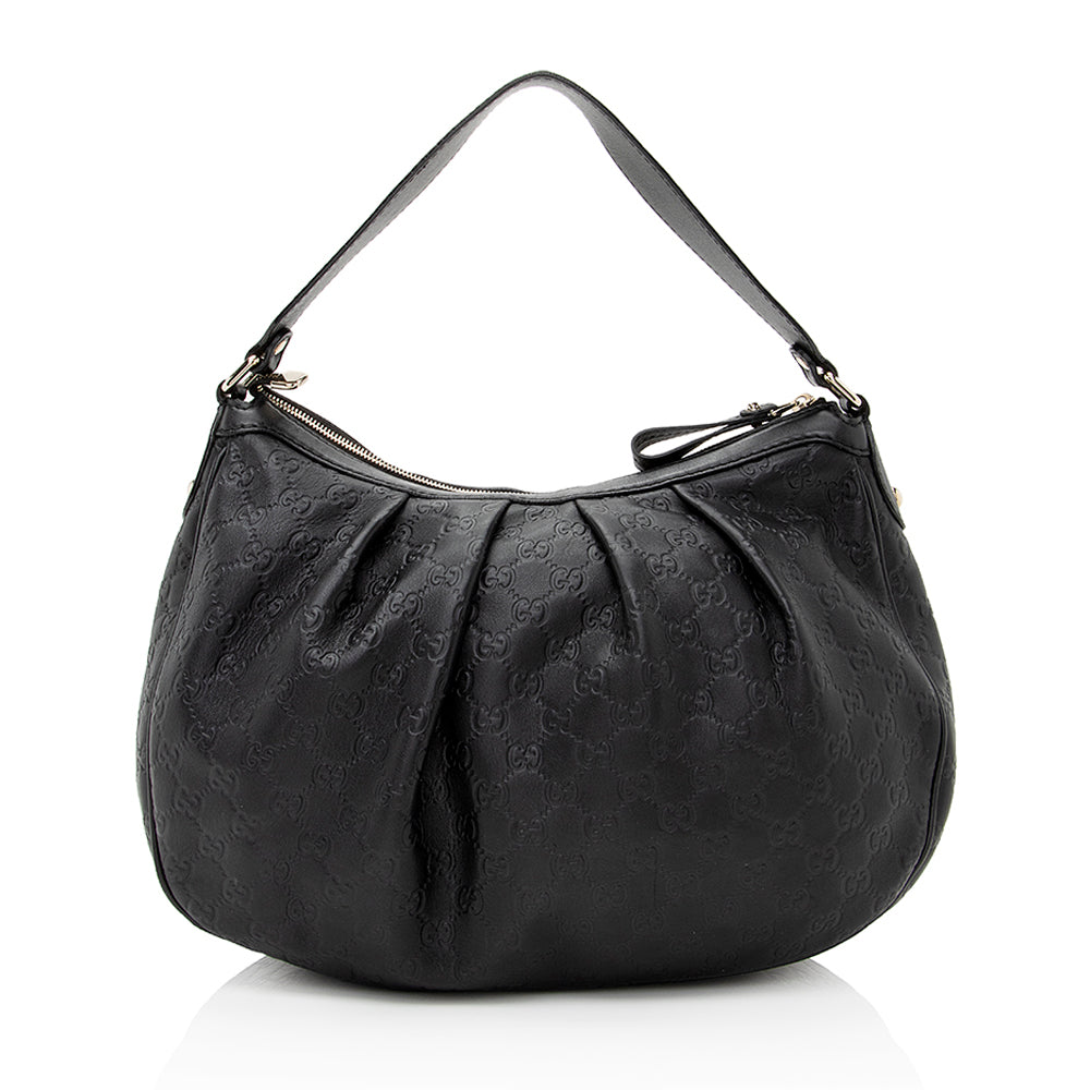 Gucci Guccissima Leather Sukey Hobo (SHF-21862)
