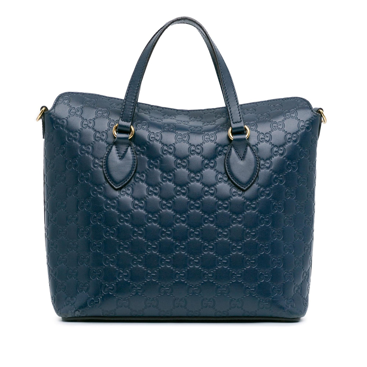 Gucci Guccissima Linea A Fold Over Satchel (SHG-rjrfyq)