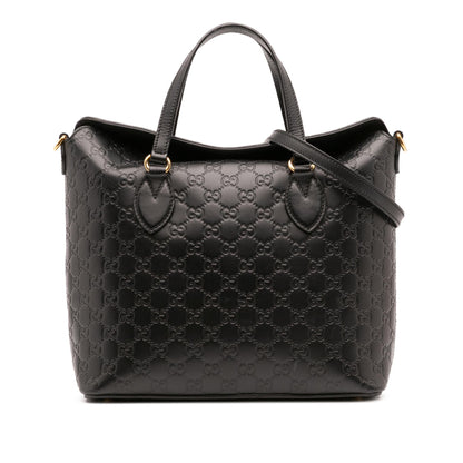 Gucci Guccissima Linea A Fold Over Satchel