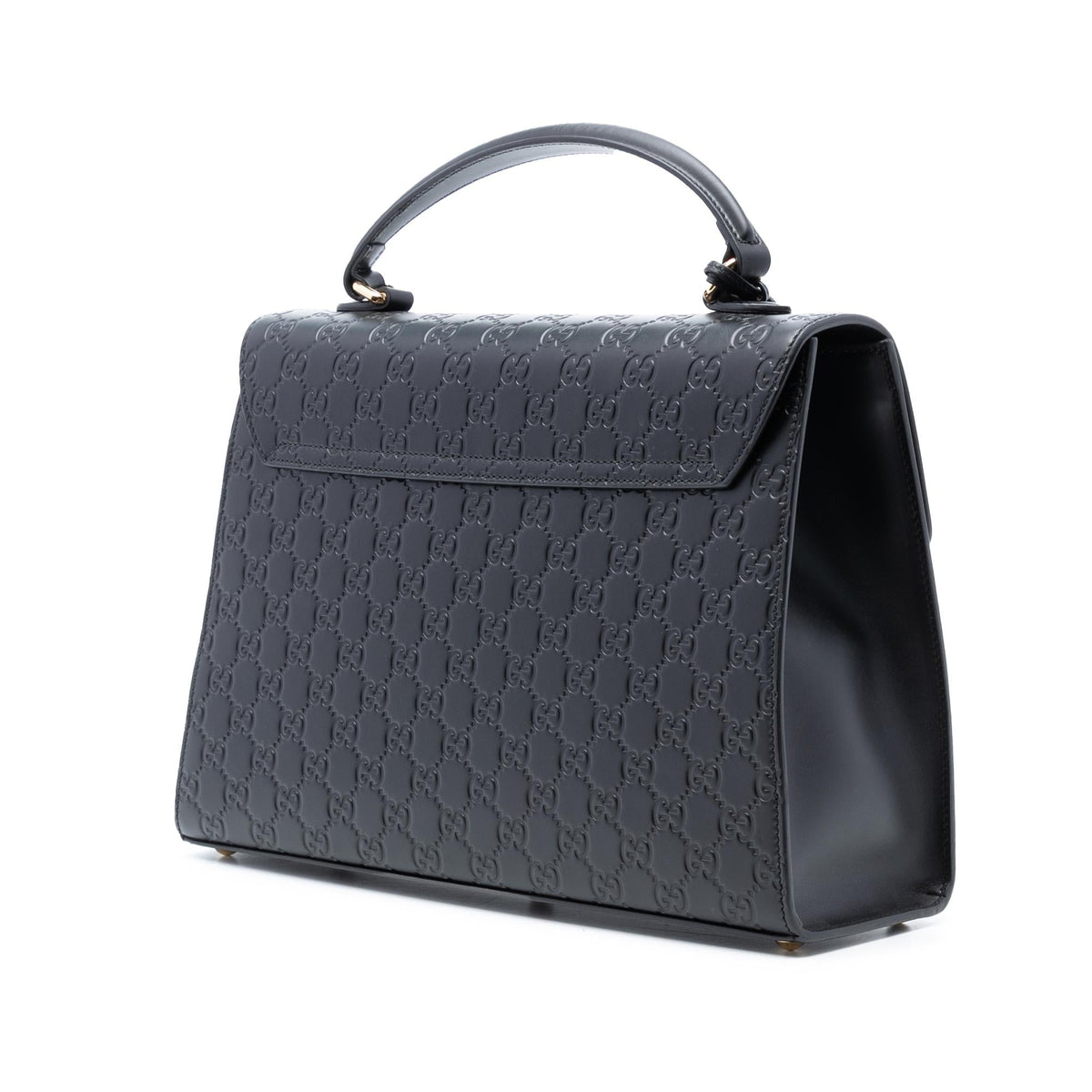 Gucci Guccissima Padlock Top Handle Bag