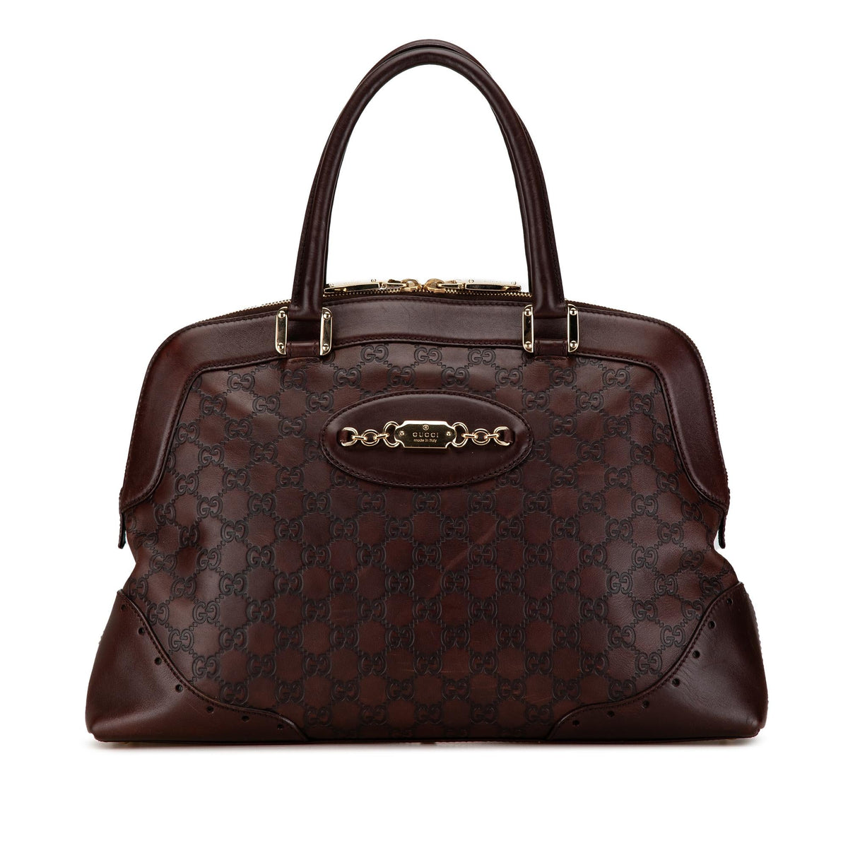 Gucci Guccissima Punch Handbag (SHG-b0sszg)