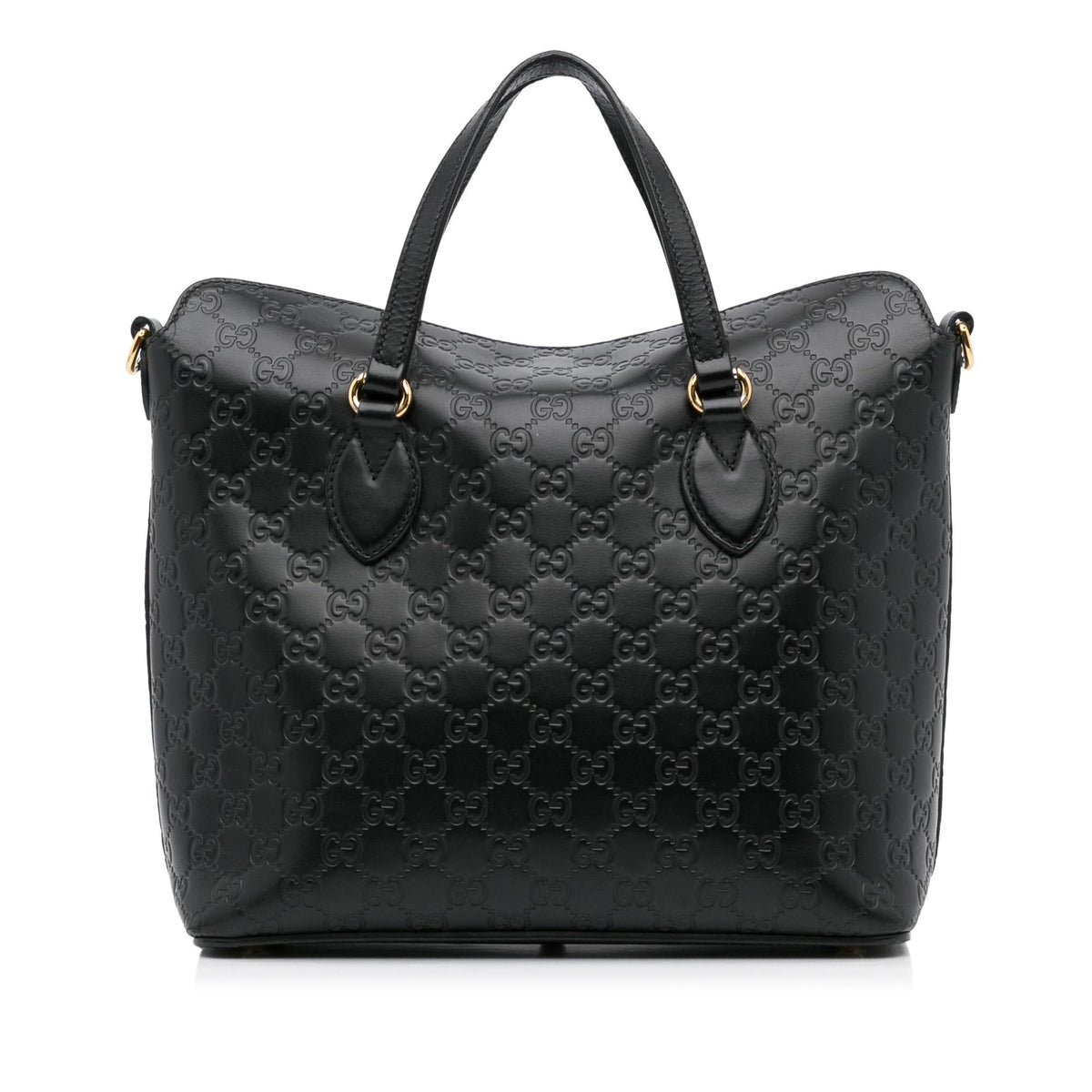 Gucci Guccissima Signature Linea A Foldover Satchel (SHG-VFVOAb)