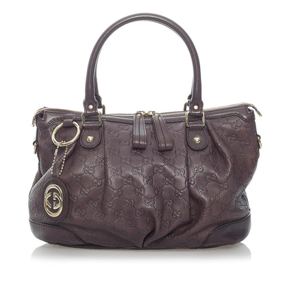Gucci Guccissima Sukey Handbag (SHG-31118)