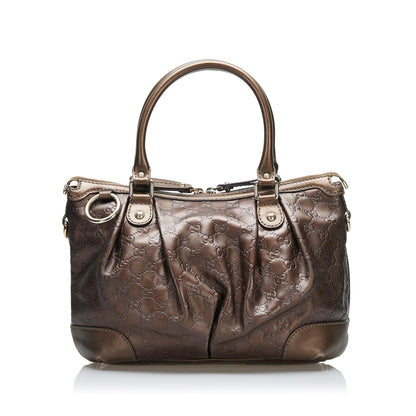 Gucci Guccissima Sukey Handbag (SHG-37359)
