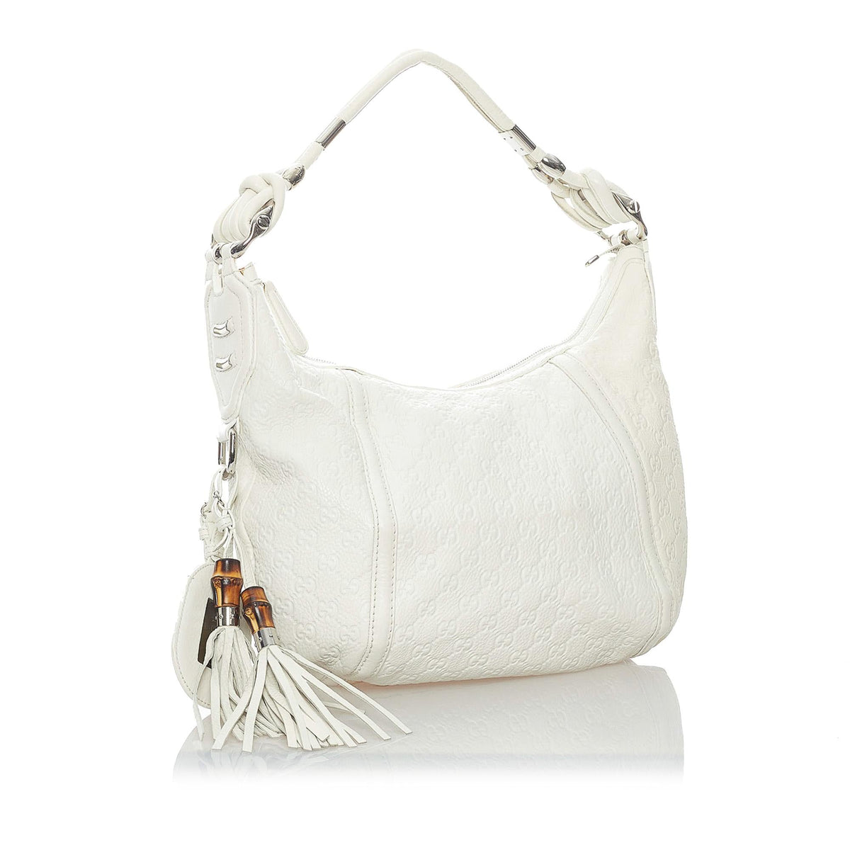 Gucci Guccissima Techno Horsebit Hobo Bag (SHG-30817)