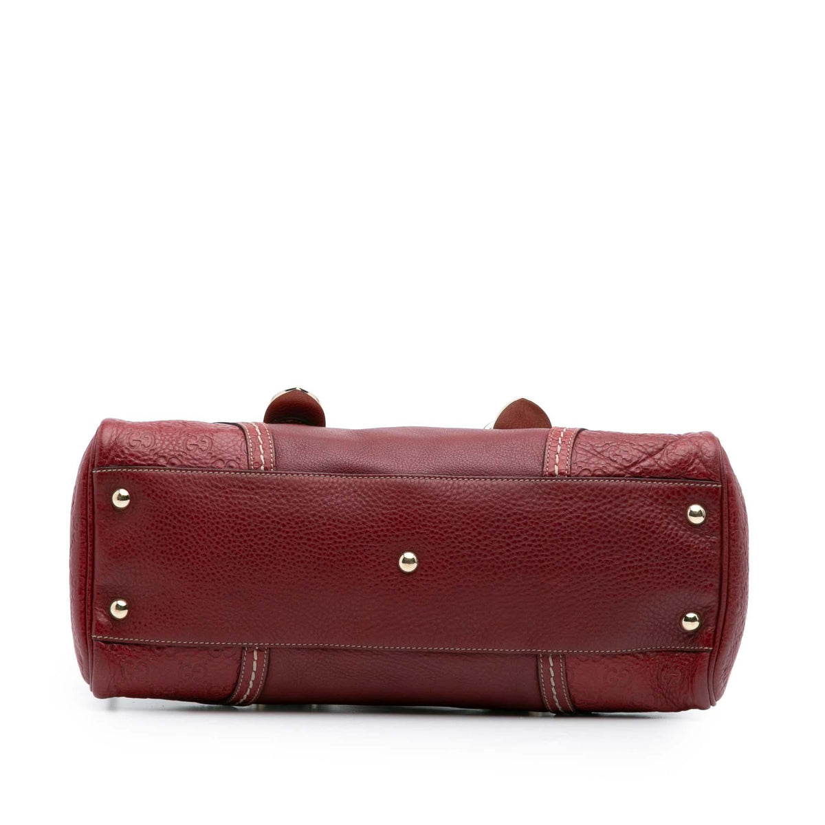 Gucci Guccissima Trimmed Leather Signoria Handbag
