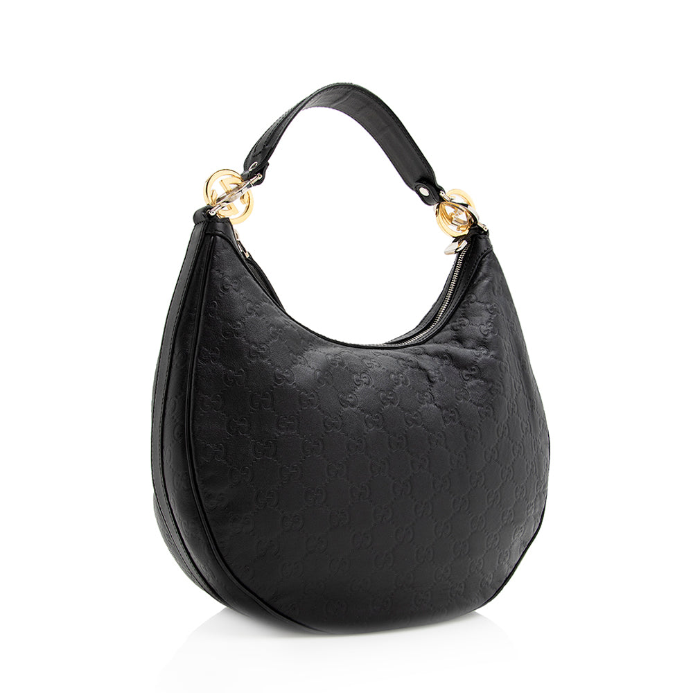 Gucci Guccissima Twins Medium Hobo (SHF-20259)