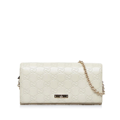 Gucci Guccissima Wallet on Chain (SHG-mrHQmW)