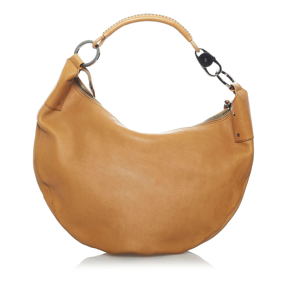 Gucci Half Moon Leather Hobo Bag (SHG-33723)