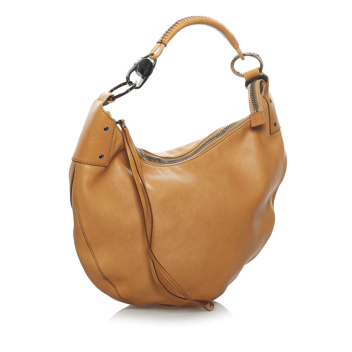 Gucci Half Moon Leather Hobo Bag (SHG-33723)