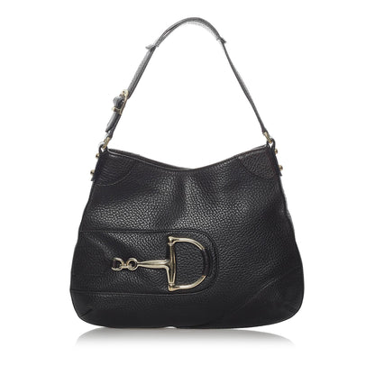 Gucci Hasler Leather Hobo Bag (SHG-30332)