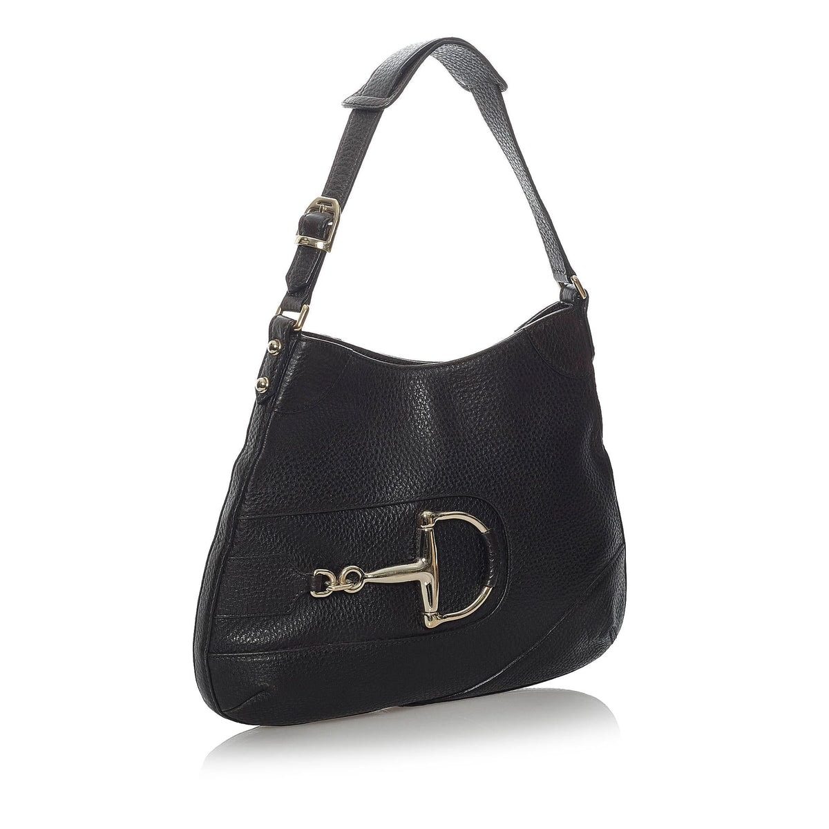 Gucci Hasler Leather Hobo Bag (SHG-30332)