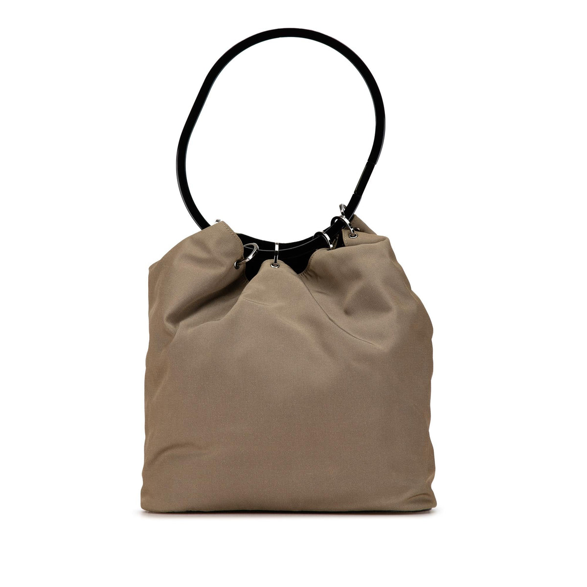 Gucci Hoop Canvas Handbag (SHG-Bqg8ra)
