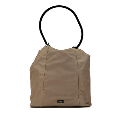 Gucci Hoop Canvas Handbag (SHG-Bqg8ra)