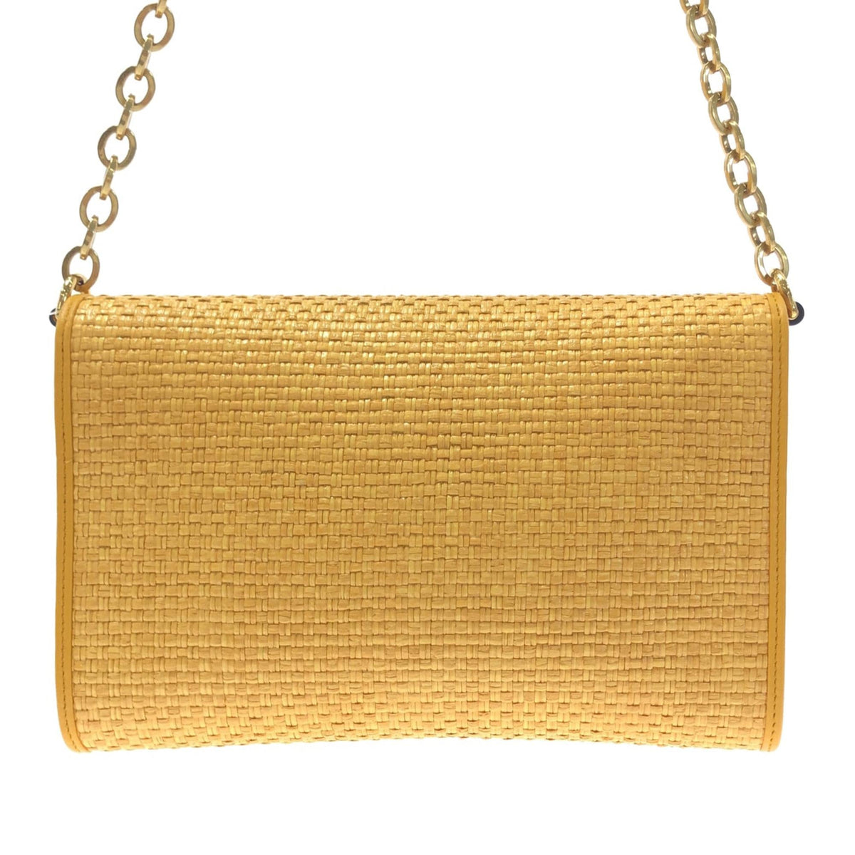 Gucci Horsebit 1955 Raffia Chain Bag (SHG-Ghy2mt)