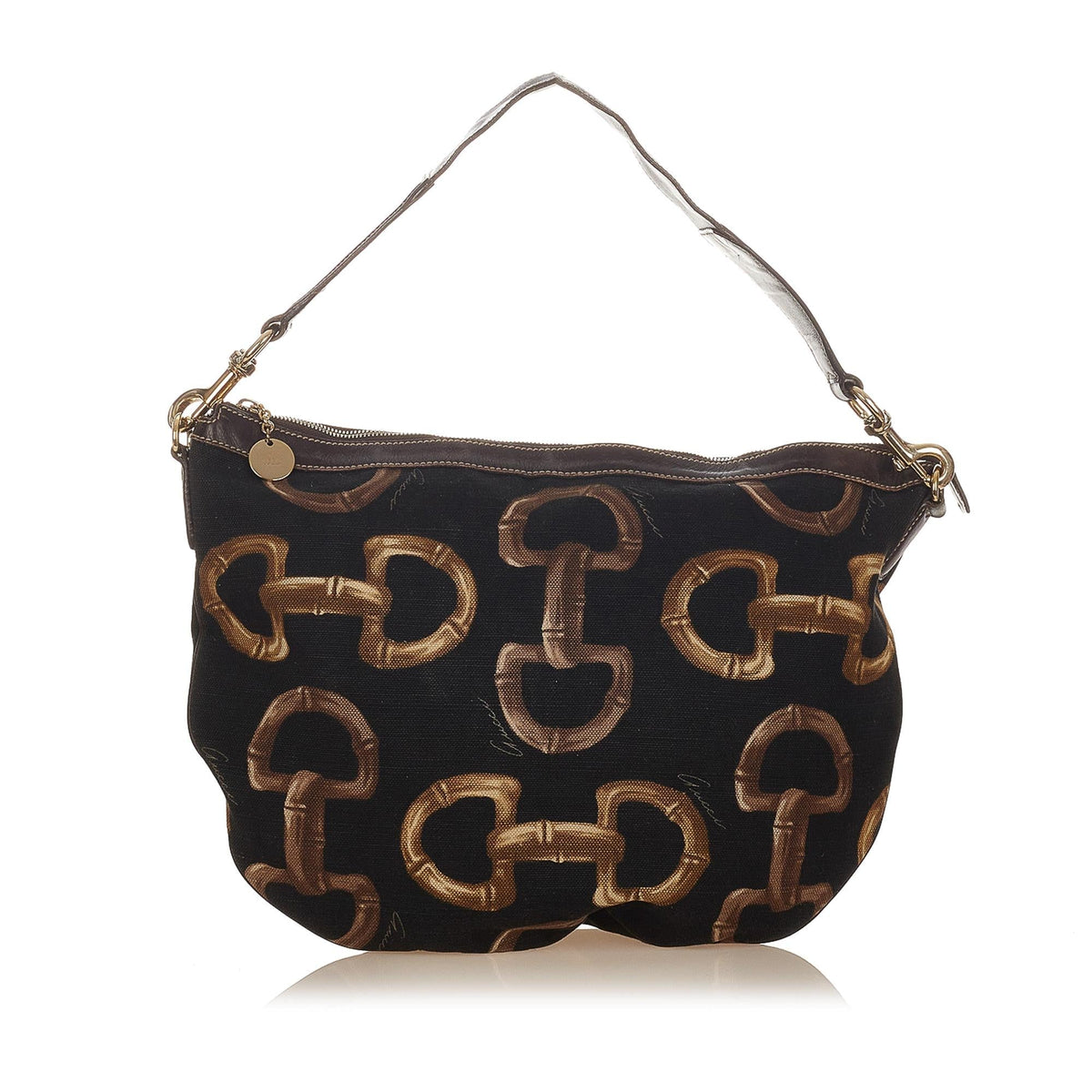 Gucci Horsebit Canvas Hobo Bag (SHG-25696)