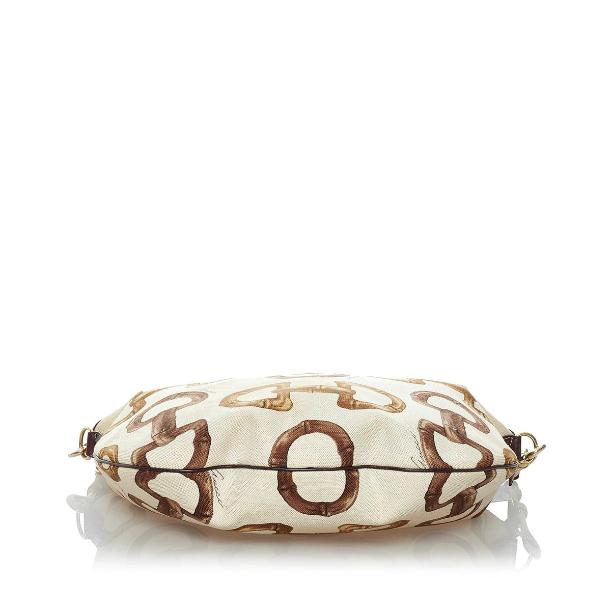 Gucci Horsebit Canvas Hobo Bag (SHG-30157)