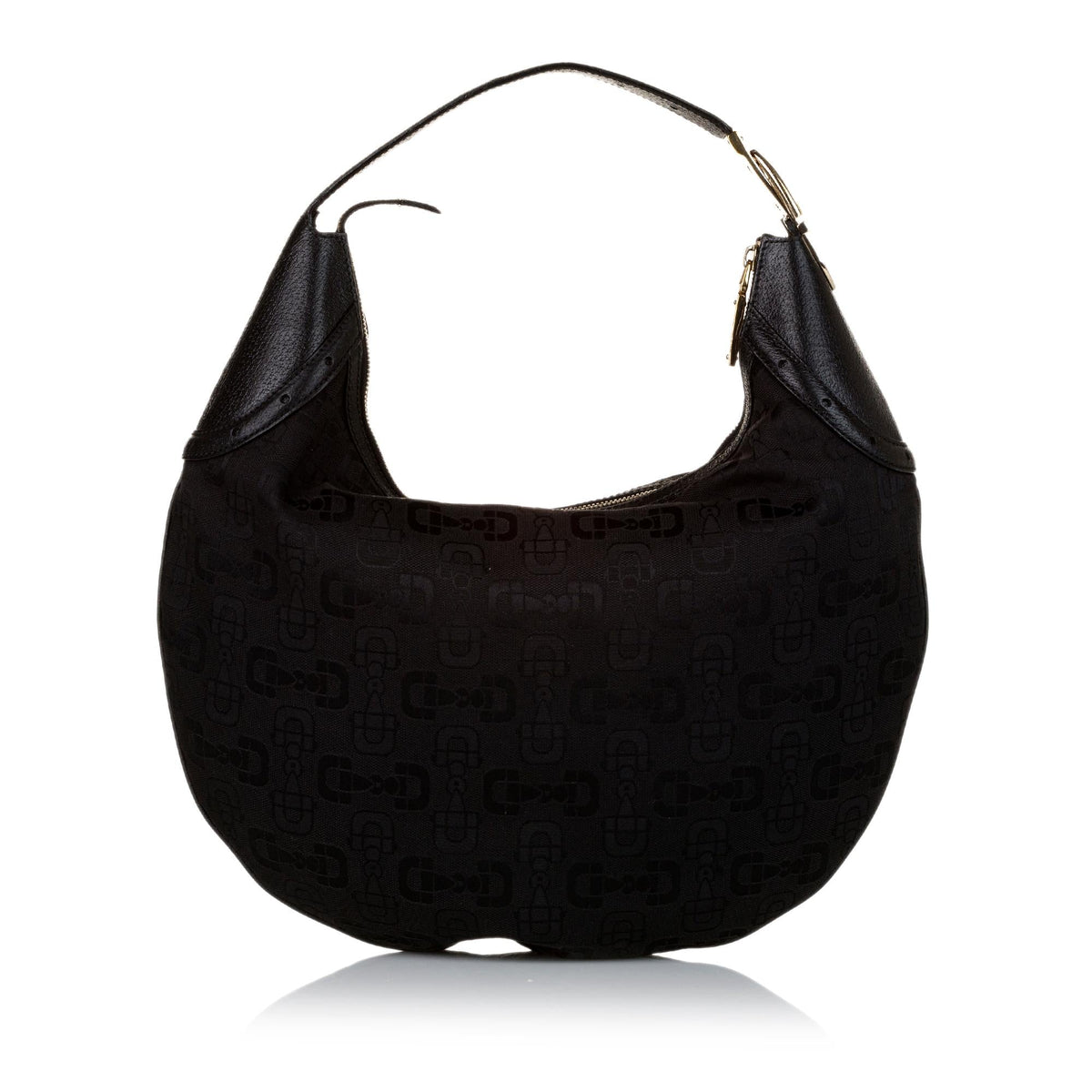 Gucci Horsebit Jacquard Glam Hobo (SHG-34855)