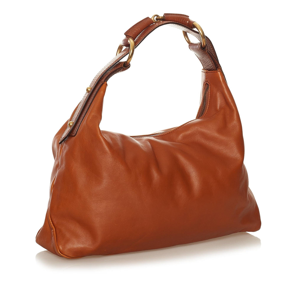 Gucci Horsebit Leather Hobo Bag (SHG-34379)