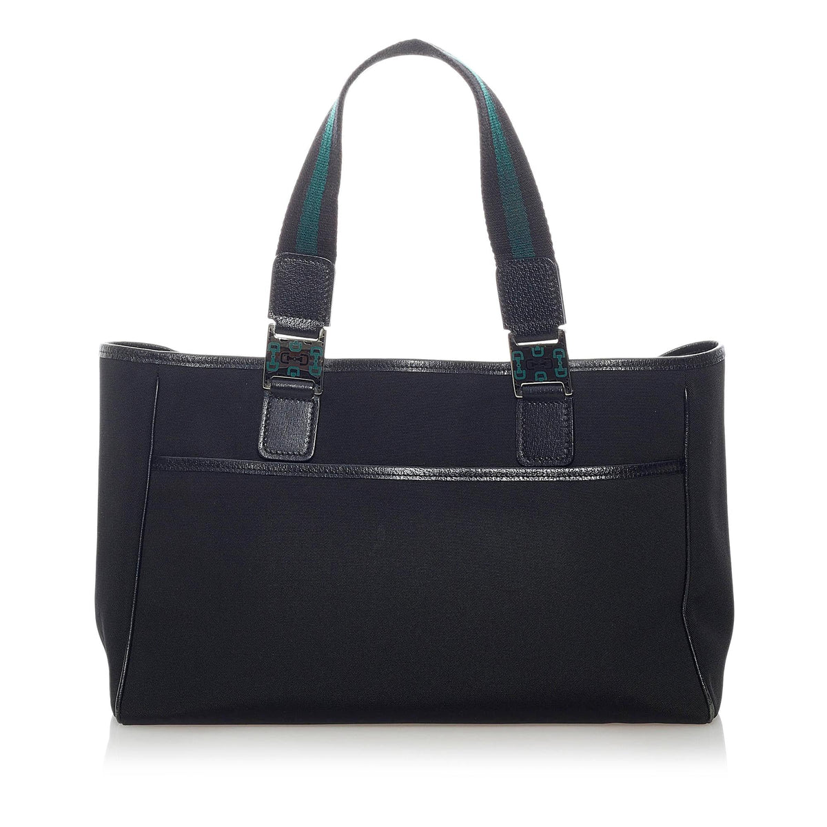Gucci Horsebit Web Nylon Handbag (SHG-37218)